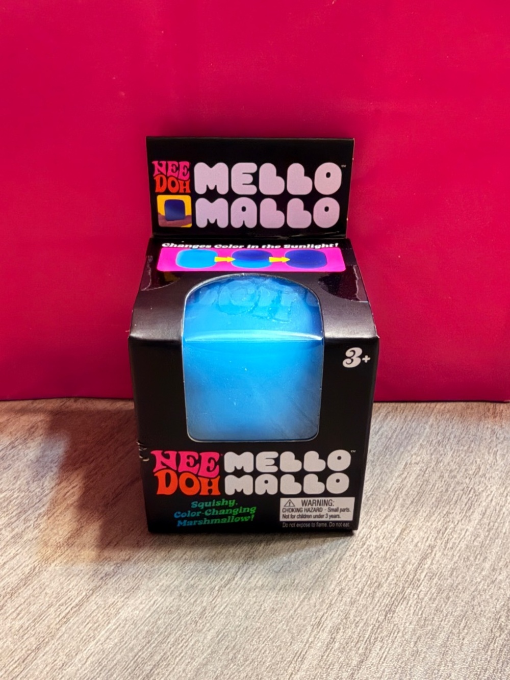 Authentic Needoh Mello Mallo-Blue Squishy